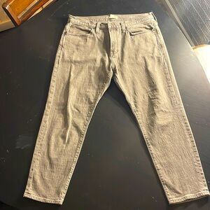 Grey Madewell Relaxed Taper Jeans